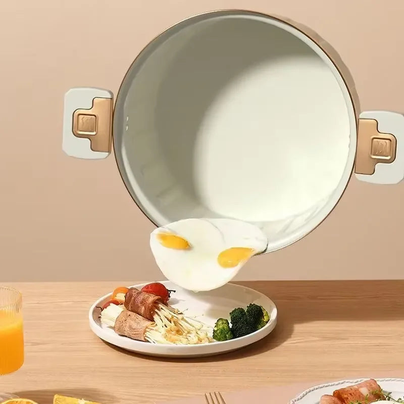 Panela de micro pressão 8l, alta capacidade, vácuo coreano, multifuncional, panela de ebulição, orelha dupla, panela de sopa antiaderente