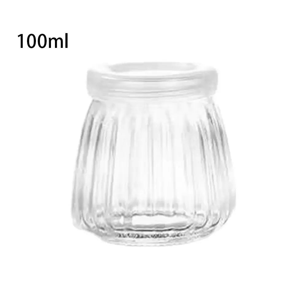 Pote de Vidro Premium com Tampa - Armazenamento Elegante