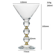 Taça para Coquetel de Cristal 260ml