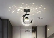 Decoração de casa corredor luz teto estrela lustre moderno sala estar quarto cabeceira lustre barra atmosfera decoração lustre