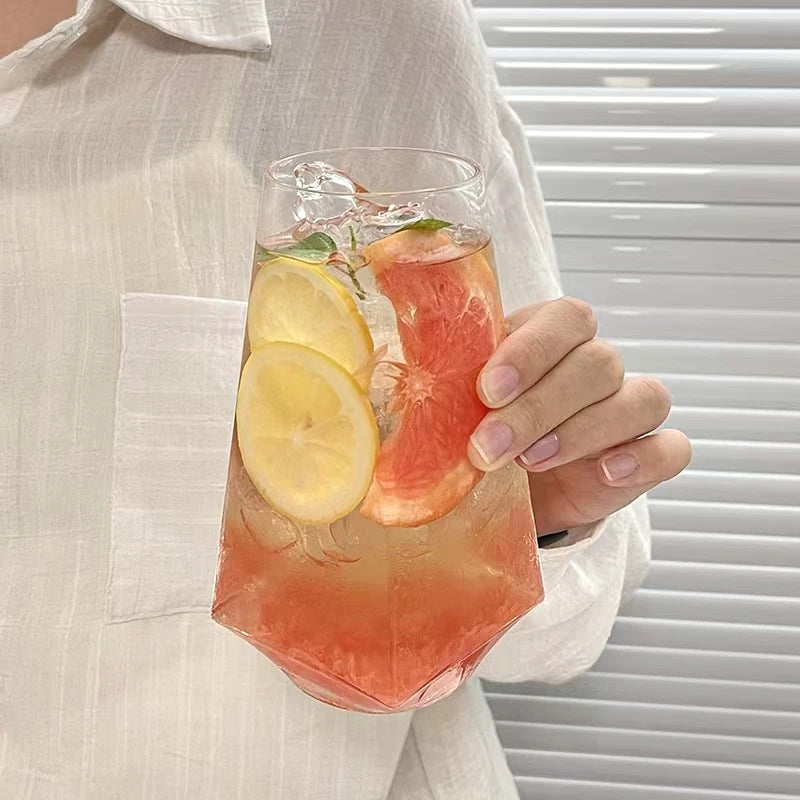 Copo de Vidro Criativo - 2 Modelos