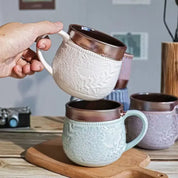 Caneca Cerâmica Retrô - 520ml