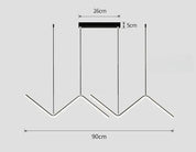 Kit Luminárias Geométricas 2 Pcs