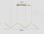 Kit Luminárias Geométricas 2 Pcs
