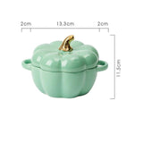 Panela Formato Abóbora de Porcelana - Dara Casa