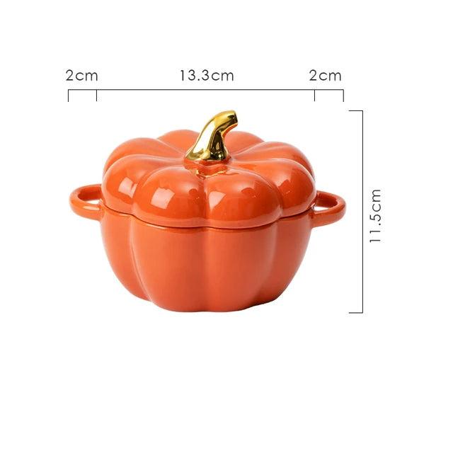 Panela Formato Abóbora de Porcelana Dara Casa